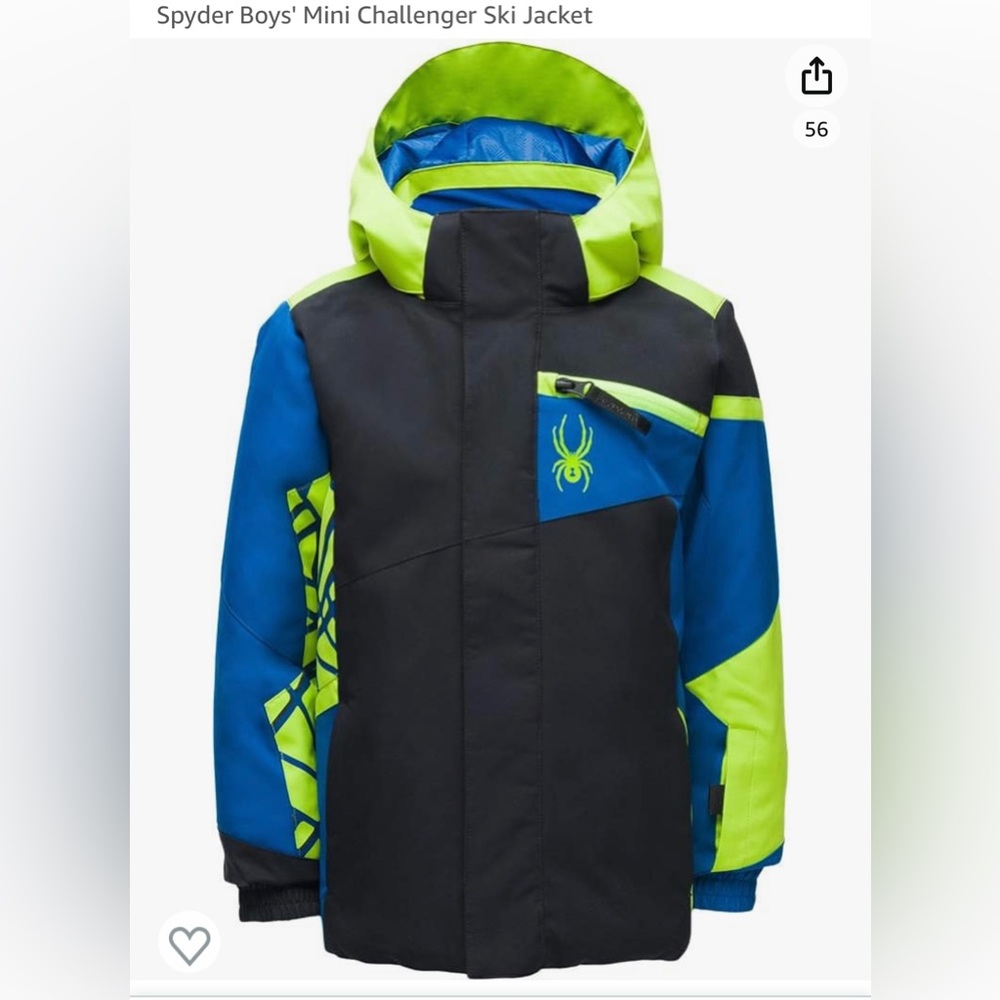 SPYDER mini challenger insulated SKI JACKET